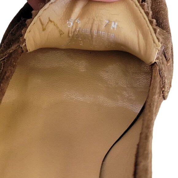 Franco Sarto Suede Loafer Pumps Size 7M - Picture 11 of 13